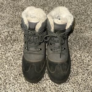 Itasca Gray Hiking Thinsulate Boots Size 8